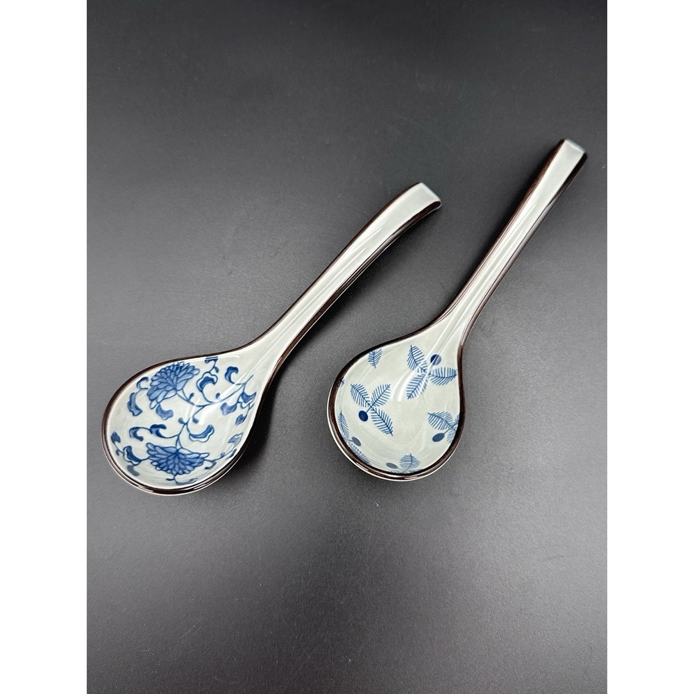 Ceramic Asian Soup Spoon